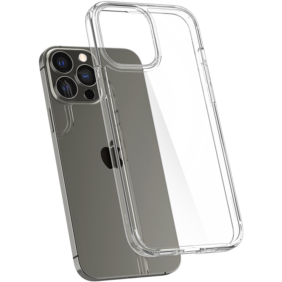 Oryginalne etui od marki Spigen z serii Crystal Hybrid dla iPhone 13 Pro Max